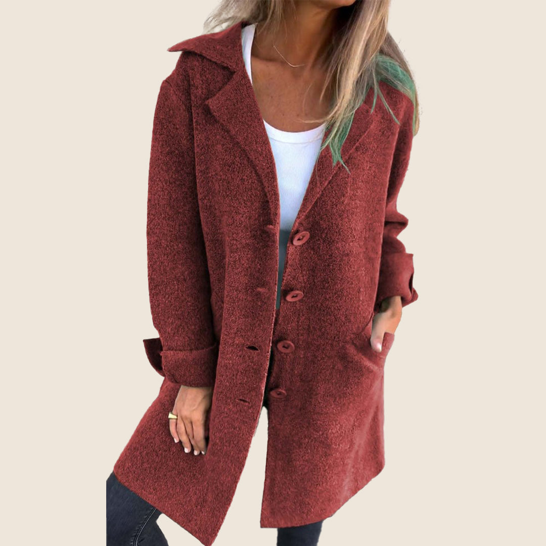 AURENÉ™ – Blød jakke med knapper