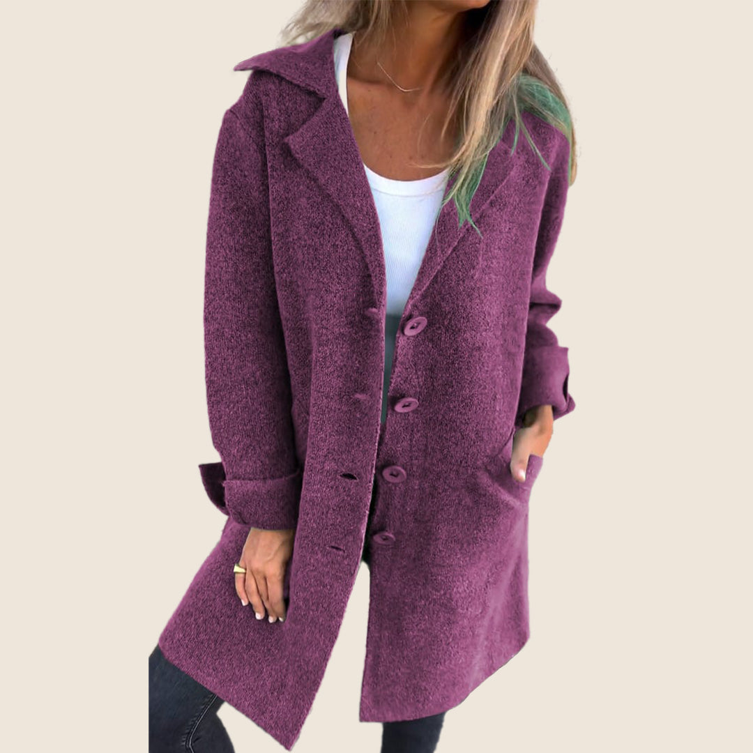 AURENÉ™ – Blød jakke med knapper